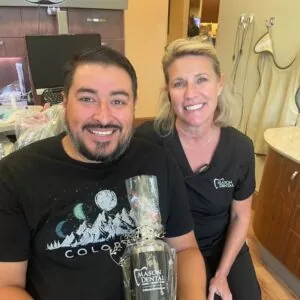 Mason Dental Tech with Patient