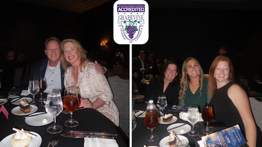 Grapevine dentist Dr. Scott Mason attending Grapevine Chamber of Commerce social function.