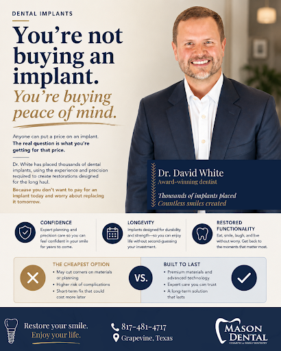 You're not buying an implant